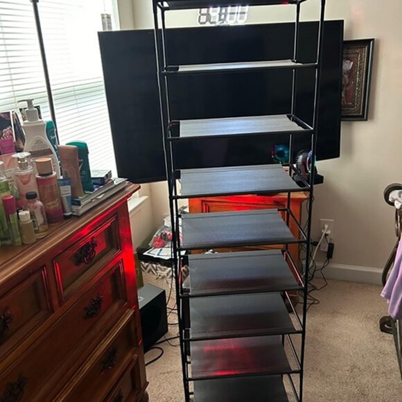 NEW 10 Tiers Shoe Rack 20-25 Pairs Sturdy Shoe Shelf - Picture 4 of 9